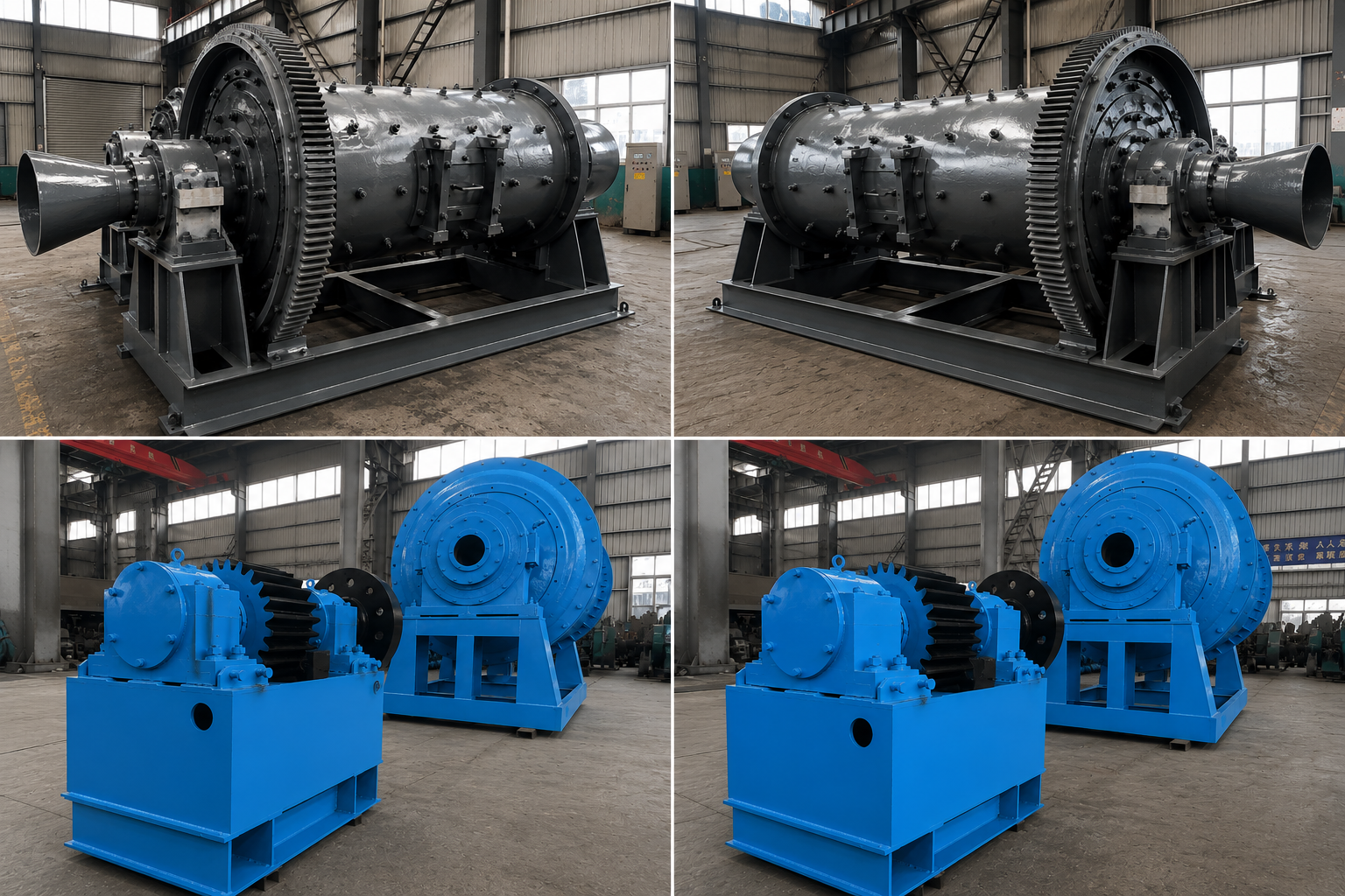 Large Horizontal Ball Mill for Mining Ore Grinding and Milling Equipment
