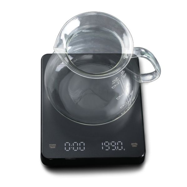 LED Display Kitchen Scale with Touch Screen Timer Function and Customized OEM Product weight 298g Digital Coffee Scale