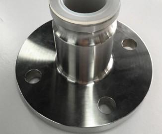 ANSI 150lb 3 Inch Male Camlock Fitting With Flange PTFE Lined