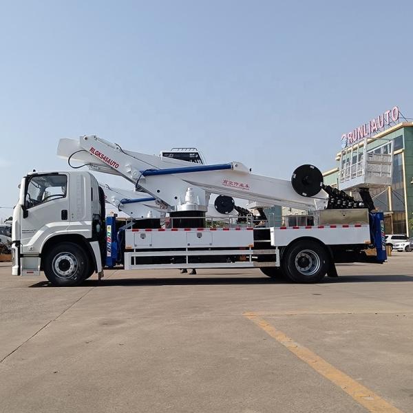 Factory Price Isuzu 45m Aerial Work Platform,  Heavy-Duty Boom Lift for Wind Turbine & High-Rise Maintenance