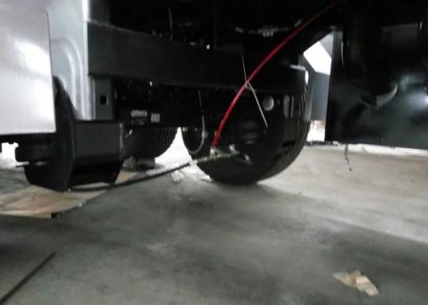 De 3 eixos do depósito de gasolina caminhão de tanque de aço inoxidável de alumínio do óleo do caminhão de reboque semi