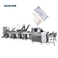 CE Certified Cutlery Set Packaging Machine 80-120 Pack / min Speed For Country Markets