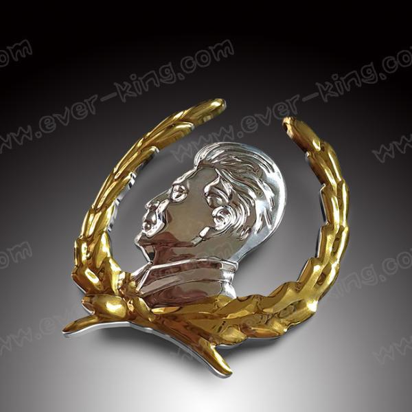 Manufacturer Custom Metal 3M Sticker Stalin Head Aluminium Label For Wine