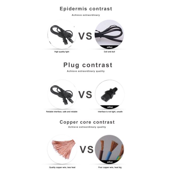 C14 Мужчина к 2XC13 Женщина Кабель питания и расширение Ac Cord Splitter