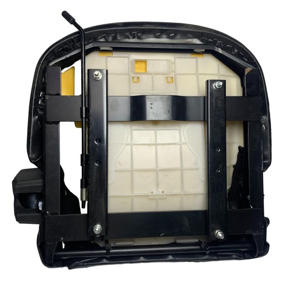 Universal Forklift Seat with Steel Armrest Fold Down Backrest and Leather Material for Long Working Life