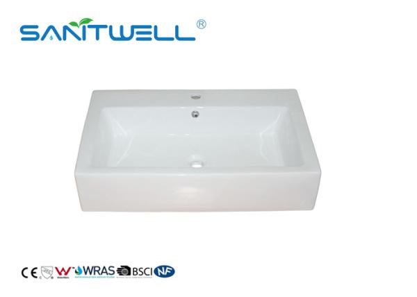 Durable Glossy Ceramic Art Basin For Home Hotel Toilet Cleaning Modern Design