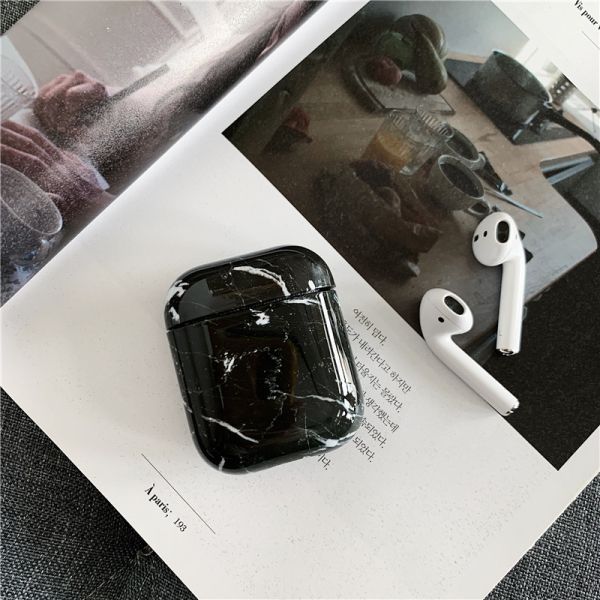 Marble hard PC anti shock anti dust protect case cover for Apple airpods