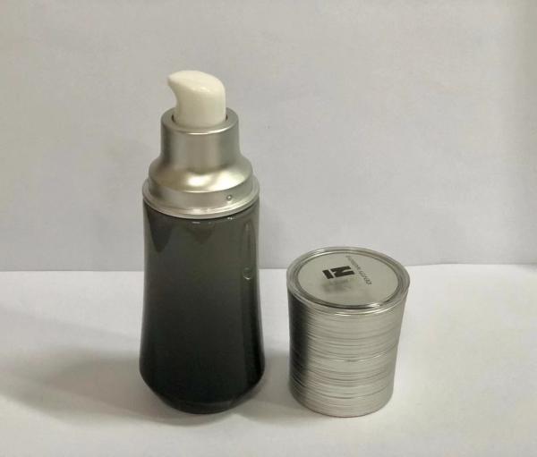 A loção do vidro de segurança engarrafa a garrafa de empacotamento da bomba de Skincare personalizou a impressão e a cor