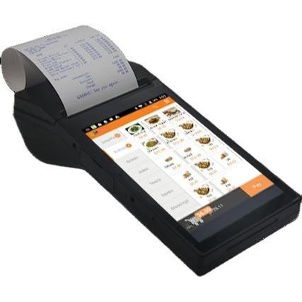 Smart POS System with Built-in 80mm Thermal Receipt and Label Printer Billing Checkout