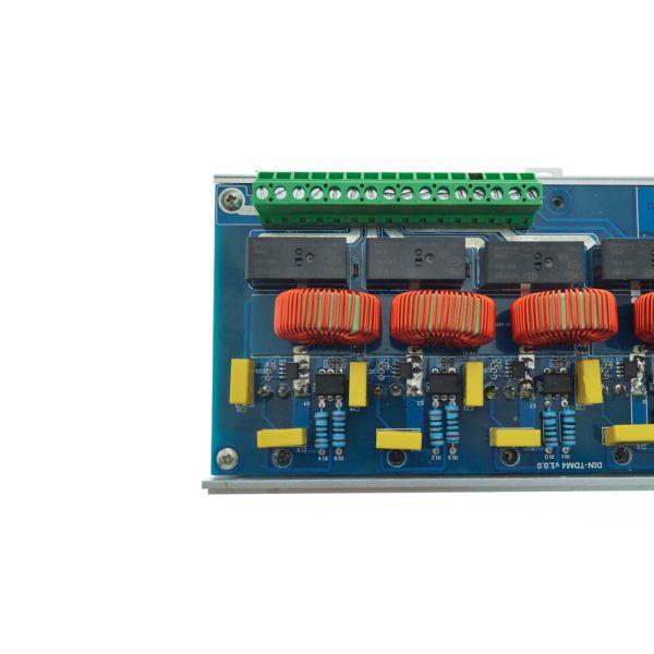 DC-NET Forward Phase Triac Light Dimmer Din Rail Hotel Lighting With 4 Channels