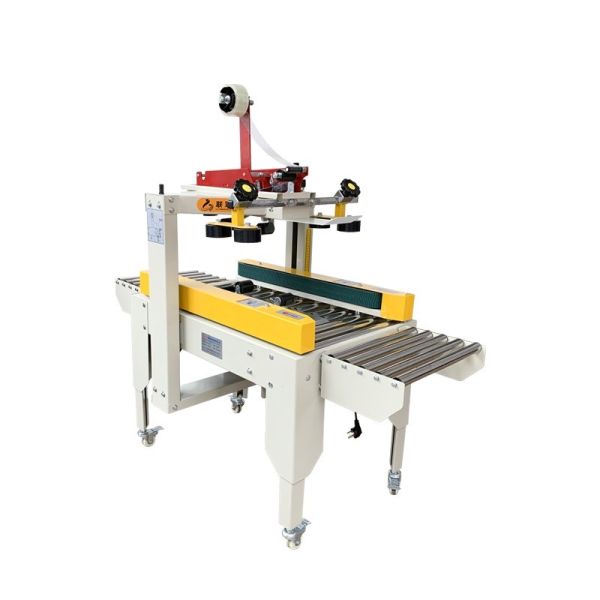 220V/50HZ Semi-Automatic Adhesive Tape Carton Box Left And Right Drive Sealing