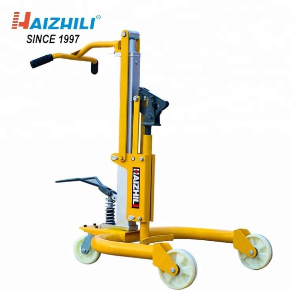 430MM Lifting Height Manual Drum Trolley , 420KG Capacity Oil Drum Tool