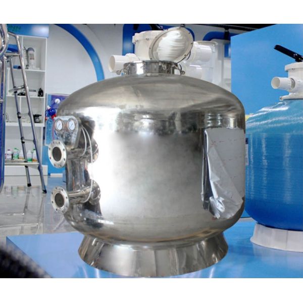 Stainless Steel Sand Water Filter , Port Size 2 - 8 Inch Rapid Gravity Sand Filter