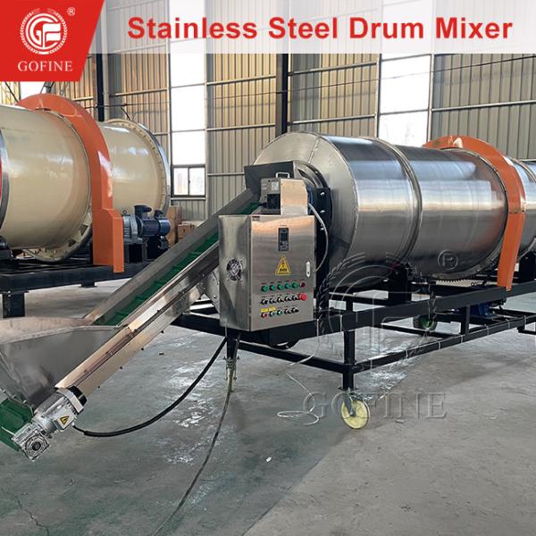 Large Volume Stainless Steel Tumbler Mixer For Homogeneous Mixing