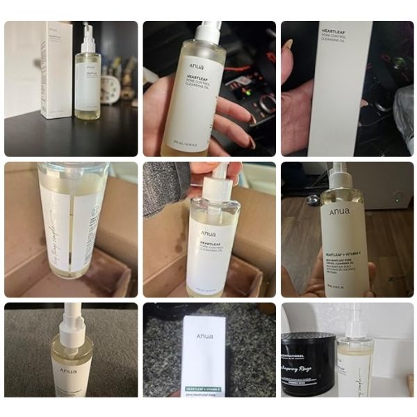 ODM Heartleaf Pore Control Moisturizing Facial Cleanser Oil For Face Makeup Blackhead Remover 6.76 Fl Oz