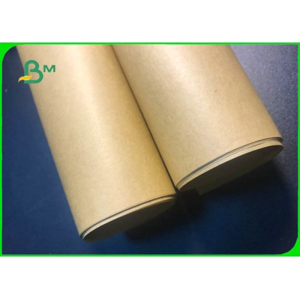 Желтый крен бумаги kraft 40гр - крен бумаги 70гр естественный чистый желтый Крафт для сумки упаковки еды