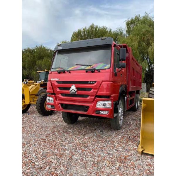 Hydraulic Cylinder Liyuan Used Dump Truck HOWO 375 in Original Paint from Japan