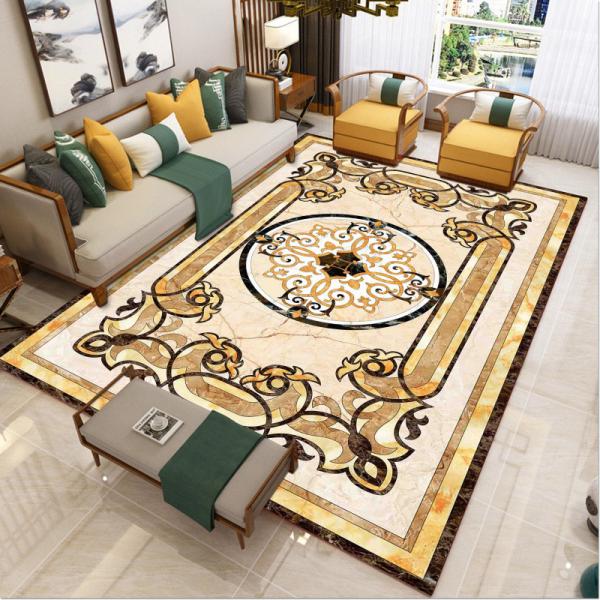 O assoalho antigo europeu da sala de visitas atapeta o tapete de 80*120cm sob o sofá