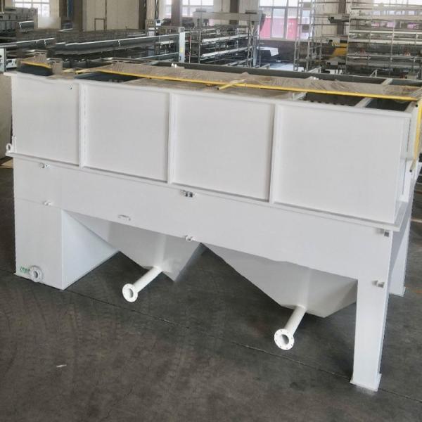 Lamella Clarifier PP Filtre à eau par tube incliné Installation de purification d'eau réservoir de dépôt Système de traitement des eaux usées