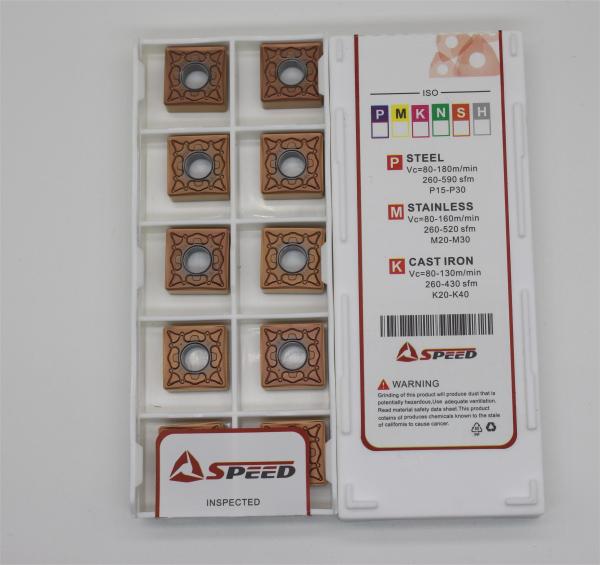 Square Tungsten Carbide Inserts For Turning Steel SNMG For Metalworking