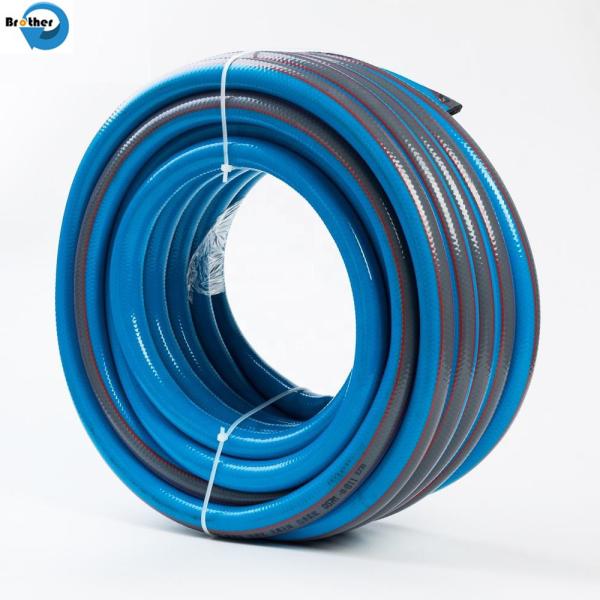Clear Plastic Vinyl Tubing Fiber Reinforced Braided PVC Tube Pipe Hose for Water Transfer
