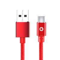el Usb de nylon 480Mbps 3A C al Usb telegrafían la ayuda de los datos del color rojo PS5 de los 3FT