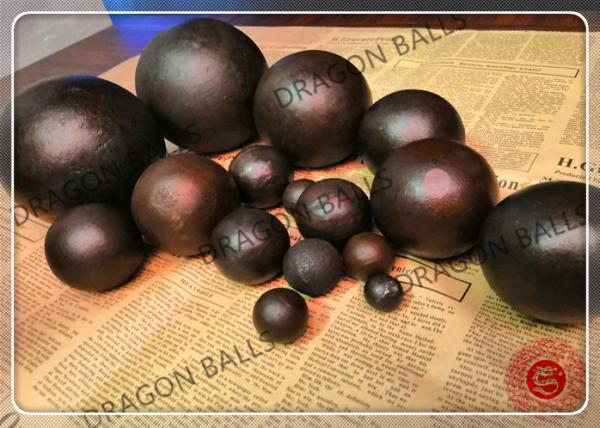 Low Chrome Cast Iron Grinding Balls 40mm Excellent Impact Resistance