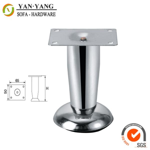 60mm high durable furniture hardware iron chrome metal sofa feet SL-052