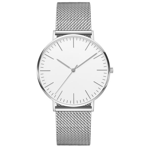 3 ATM Water Resistant Silver Stainless Steel Watch 316l 40mm Diameter Watch Case