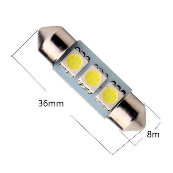 36LM 0.02A 0.24W 41mm C5W C10W LED Car Light Bulb