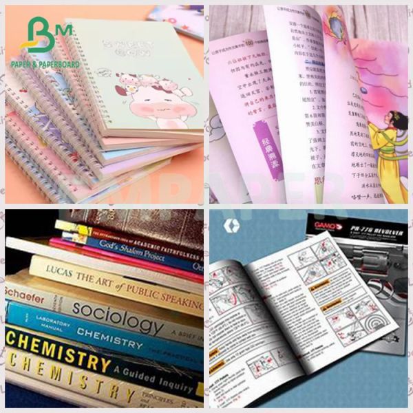 Bandeira de papel branco 80 g 100 g UWF Offset