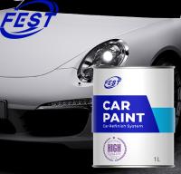 Peinture de base 1K Peinture de voiture blanche Peinture de carrosserie Auto Peinture de finition 1,3 mm Alimentation par aspiration