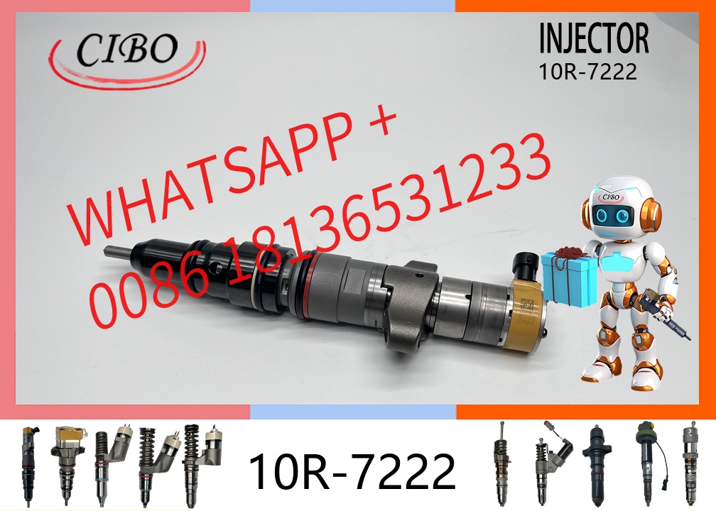 original  10R-7222 Diesel Fuel Injector Tester Compatible 10R7222 for C7 C9 Heavy Machines Replacement for OEM new injector original new injector