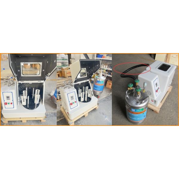 Laboratory Planetary Ball Mill with Air Cooling Device for High Energy Grinding