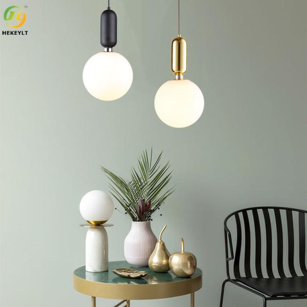 Modern Nordic Glass LED Pendant Lights For Dining Room