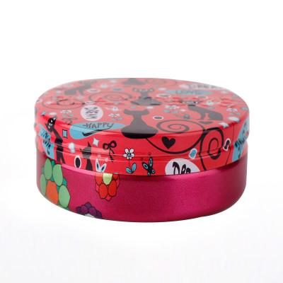 1.45X0.7 avancent les pots petit à petit cosmétiques en aluminium 0,5 onces de visage de conteneurs vides de crème