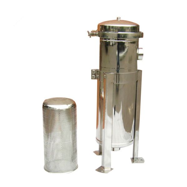 100psi 20 Inch Stainless Steel Bag Filter Housing Customized Sturdy
