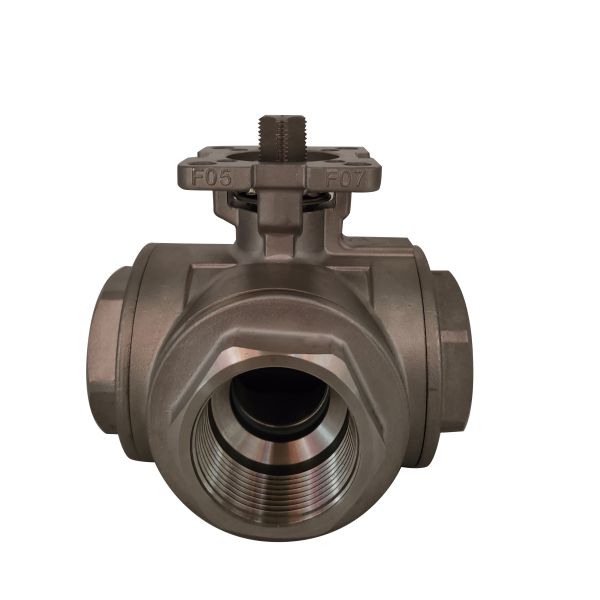 Пневматический трехсторонний шаровой клапан для защиты окружающей среды