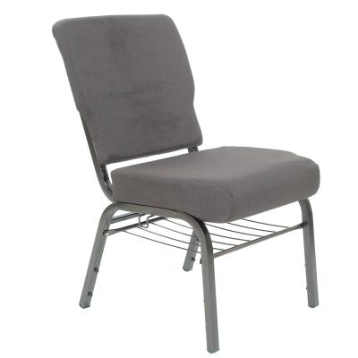 Chaises d'église en tissu bleu marine pour meubles de théâtre moderne