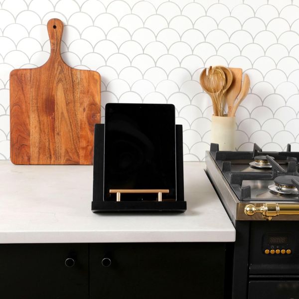 Sample Charge Free Folding Recipe Book Stand for Kitchen Counter Triangle Page Holder
