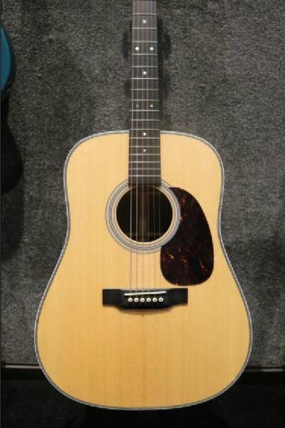 Custom HD28 acoustic guitar replica nice workmanship ebony fretboard rosewood back side mahogany neck