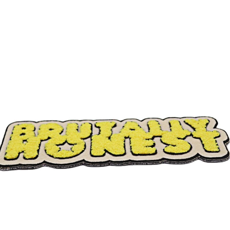 Custom Embroidered Large Patch Designer 3d Embroidery Iron on Chenille Patches for Men's Jackets