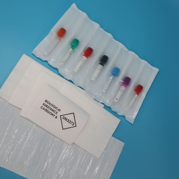 7 Bay Sleeve Biological Medical Specimen Ppackaging Absorbent  Pouches