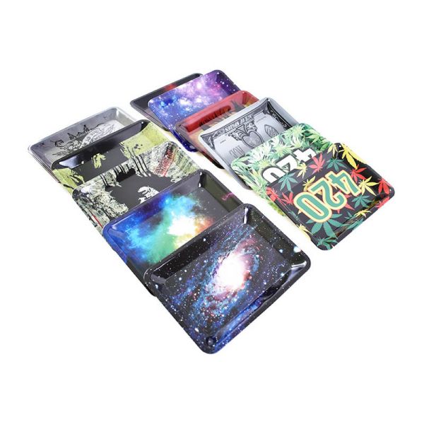 180 * 125mm Portable Cigarette Tray Weed Cannabis Roller Operation Tray
