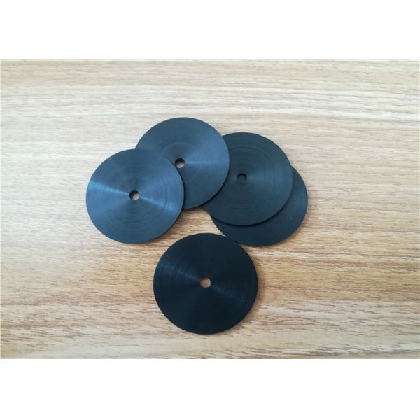 Heat Resistant Round Custom Rubber Gaskets , Silicone Flat Rubber Washer