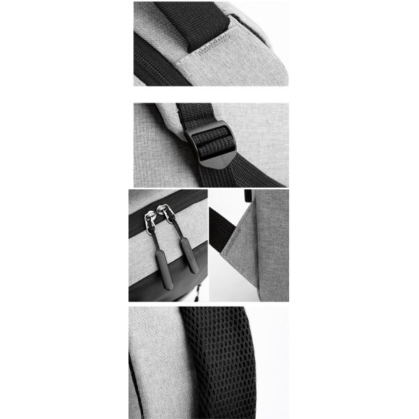 Reflective Travel Laptop Backpack For University Students 15 Inch With USB ISO