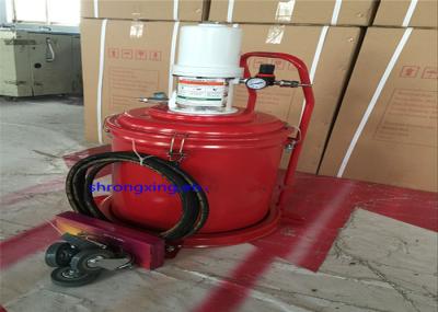Distribuidor pneumático elétrico móvel da graxa da bomba 40L da graxa 21KG