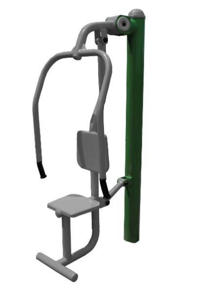outdoor crane body weight sports fitness equipment galvanized steel chest press