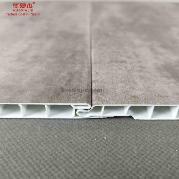 Décoration intérieure adaptée aux besoins du client imperméable de panneau de mur de PVC stratifiée avec le revêtement