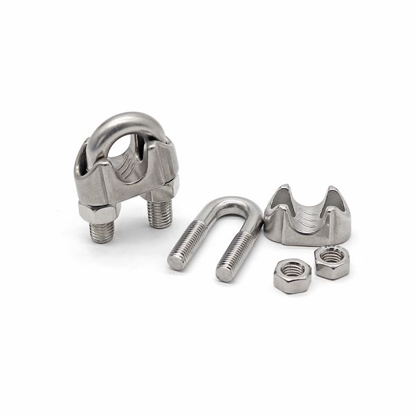 Long Lasting Durability Stainless Steel Wire Rope Clips For Lifting Needs Ss Wire Rope Clamp